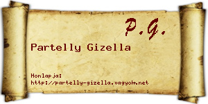 Partelly Gizella névjegykártya